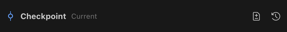 Regular checkpoint indicator in chat